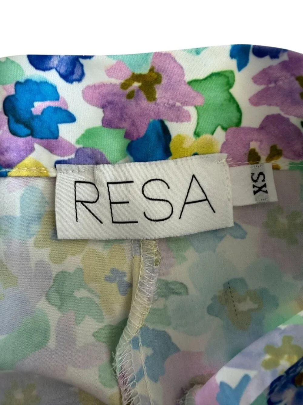 RESA Floral Midi Slit Hem Skirt Size X Small